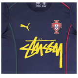 2025-26 Portugal Royal Blue T-Shirt Print Personalized AD