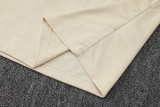 2025-26 RMA Khaki Half Pull Tracksuit #B2536(半拉链)