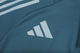 2025-26 Cruzeiro Dark green Kids Half Pull Tracksuit (童装)(半拉链)