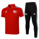 2025-26 Flamengo Red Short shirts and Long trousers Suit #C2517
