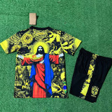 2025-26 Brazil Special Edition Kids Soccer Jersey (红衣黄)