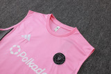 2025-26 Inter Miami Pink Tank top and shorts suit #D2547