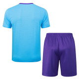 2025-26 RMA Light blue Training Short Suit #D2551
