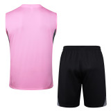 2025-26 Inter Miami Pink Tank top and shorts suit #D2547
