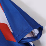 1990-1991 France Home Retro Soccer Jersey