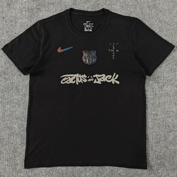 2025-26 BAR Black High Quality Casual T-Shirt #圆领黑标