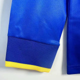 1995-1996 JUV Away Blue Retro Long Sleeve Soccer Jersey (长袖)