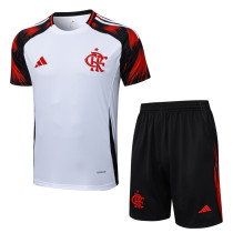 2025-26 Flamengo White Training Short Suit #D2564