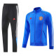2025-26 Man Utd Fancy blue Jacket Tracksuit #03
