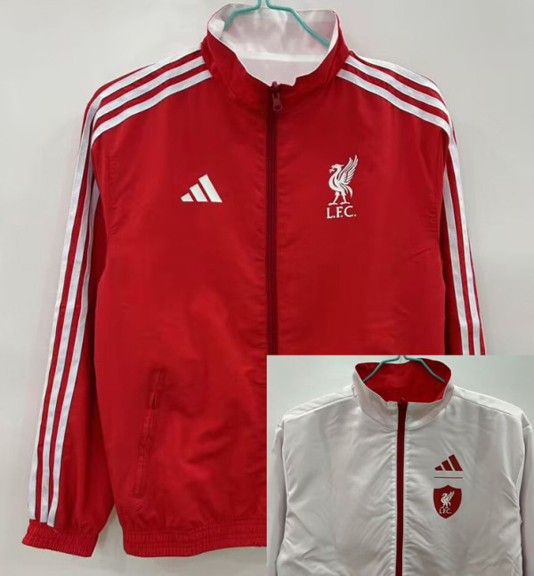 2025-26 LIV Red & White Double Sided Windbreaker (双面风衣)
