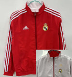 2025-26 RMA Red & White Double Sided Windbreaker (双面风衣)