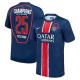2024-25 PSG Home Champions Of Europe 25 ICI  C'EST Paris Fans Soccer Jersey 带前星