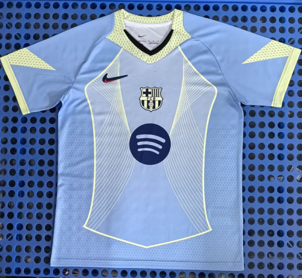 2025-26 BAR Lake blue Concept Edition Training shirts