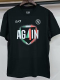 2025-26 Napoli Black 4 Times Champion T-Shirt (黑色)