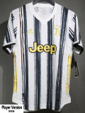 2020-2021 JUV Home Player Version 球员 Retro Soccer Jersey