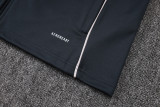 2025-26 RMA Dark gray Jacket Tracksuit #A2541