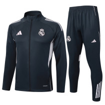 2025-26 RMA Dark gray Jacket Tracksuit #A2541