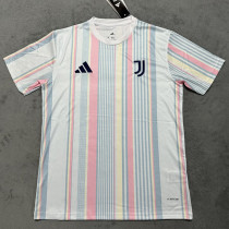 2025-26 JUV White Pink Training shirts