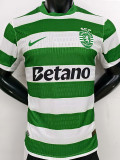 2025-26 Sporting Lisbon Home Player Version Soccer Jersey