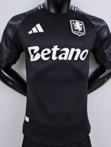 2025-26 Aston Villa Away Player Version Soccer Jersey