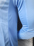 2025-26 Man City Home Long Sleeve Player Version Soccer Jersey (长袖球员)