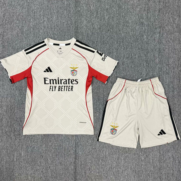 2025-26 Benfica Away Kids Soccer Jersey