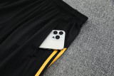 2025-26 Man Utd Black Tank top and shorts suit