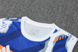 2025-26 RMA White blue Tank top and shorts suit