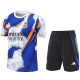2025-26 RMA White blue Training Short Suit