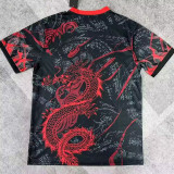 2025-26 RMA Black Special Edition Fans Training Shirts (红龙)