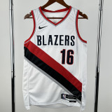2022-23 Trail Blazers YANG #16 White Top Quality Hot Pressing NBA Jersey