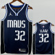 2022-23 Dallas Mavericks FLAGG #32 Royal Blue Top Quality Hot Pressing NBA Jersey (Trapeze Edition)飞人版