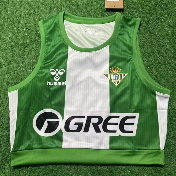 2025-26 Real Betis Home Women Yoga Vest (女背心)