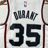 2024-25 ROCKETS DURANT #35 White City Edition Top Quality Hot Pressing NBA Jersey