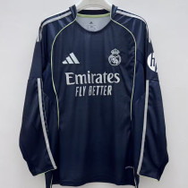 2025-26 RMA Away Long Sleeve Soccer Jersey (长袖)