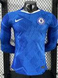 2025-26 CHE Home Long Sleeve Player Version Soccer Jersey (长袖球员)