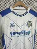 2025-26 CD Tenerife Home Fans Soccer Jersey