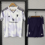 2025-26 Man Utd Away Kids Soccer Jersey