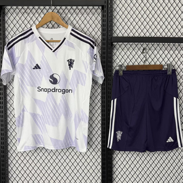 2025-26 Man Utd Away Kids Soccer Jersey