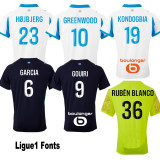 2025-26 Marseille Yellow Blue Special Edition Player Version Training shirts