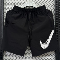 D704 NK Black Casual Short Pants