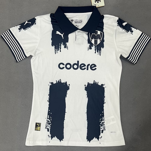 2025 Monterrey White Women Soccer Jersey (女)