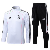 2025-26 JUV White Half Pull Tracksuit #B2552(半拉链)