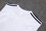 2025-26 RMA White Tank top and shorts suit #D2588