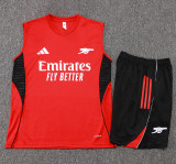 2025-26 ARS Red Tank top and shorts suit #D2578
