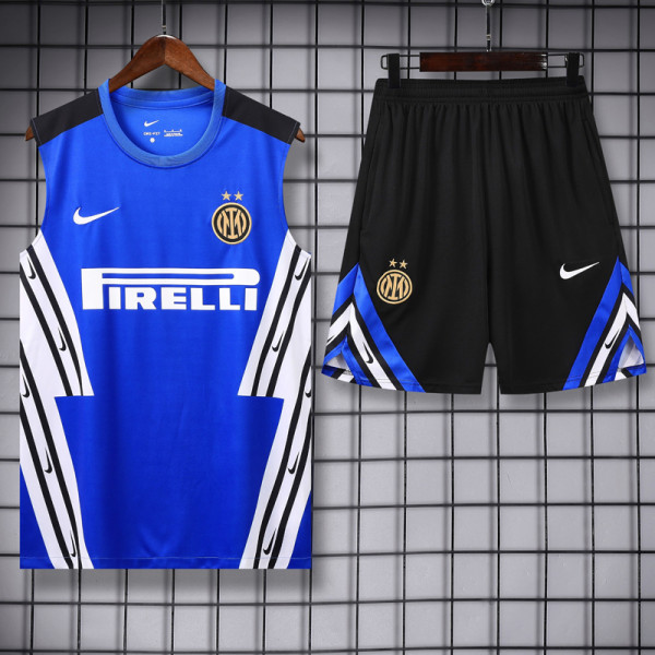 2025-26 INT Blue Tank top and shorts suit