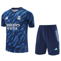 2025-26 RMA Blue Training Short Suit