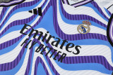 2025-26 RMA White blue Tank top and shorts suit