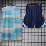 2025-26 RMA Light blue Tank top and shorts suit