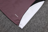 2025-26 Man Utd Grey purple Training Short Suit #D25126
